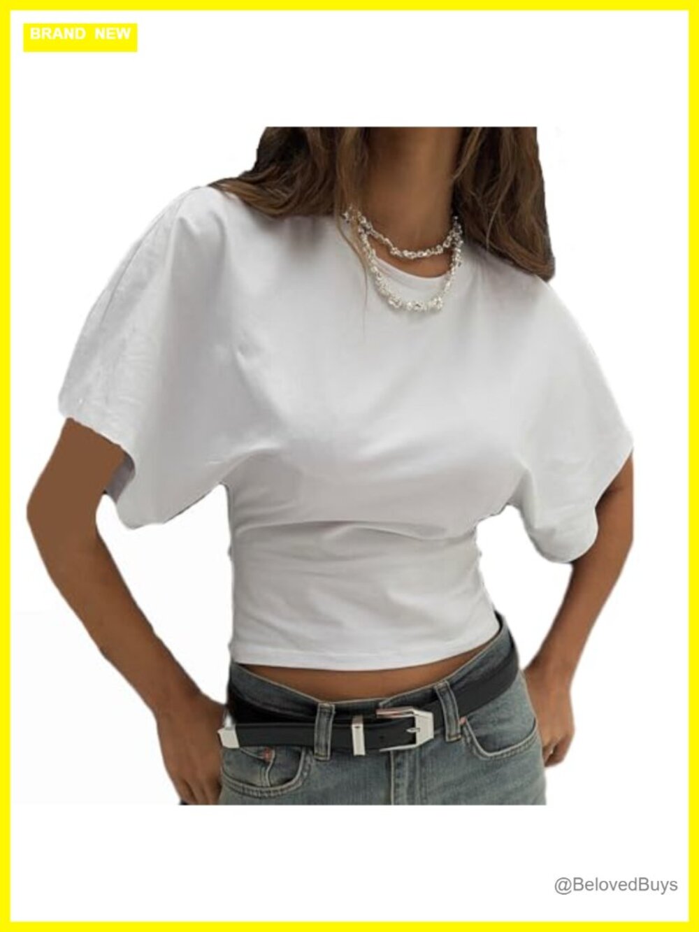 Y2K Grunge Cropped Corset Tee Wide Short Sleeve Loose Fit Top